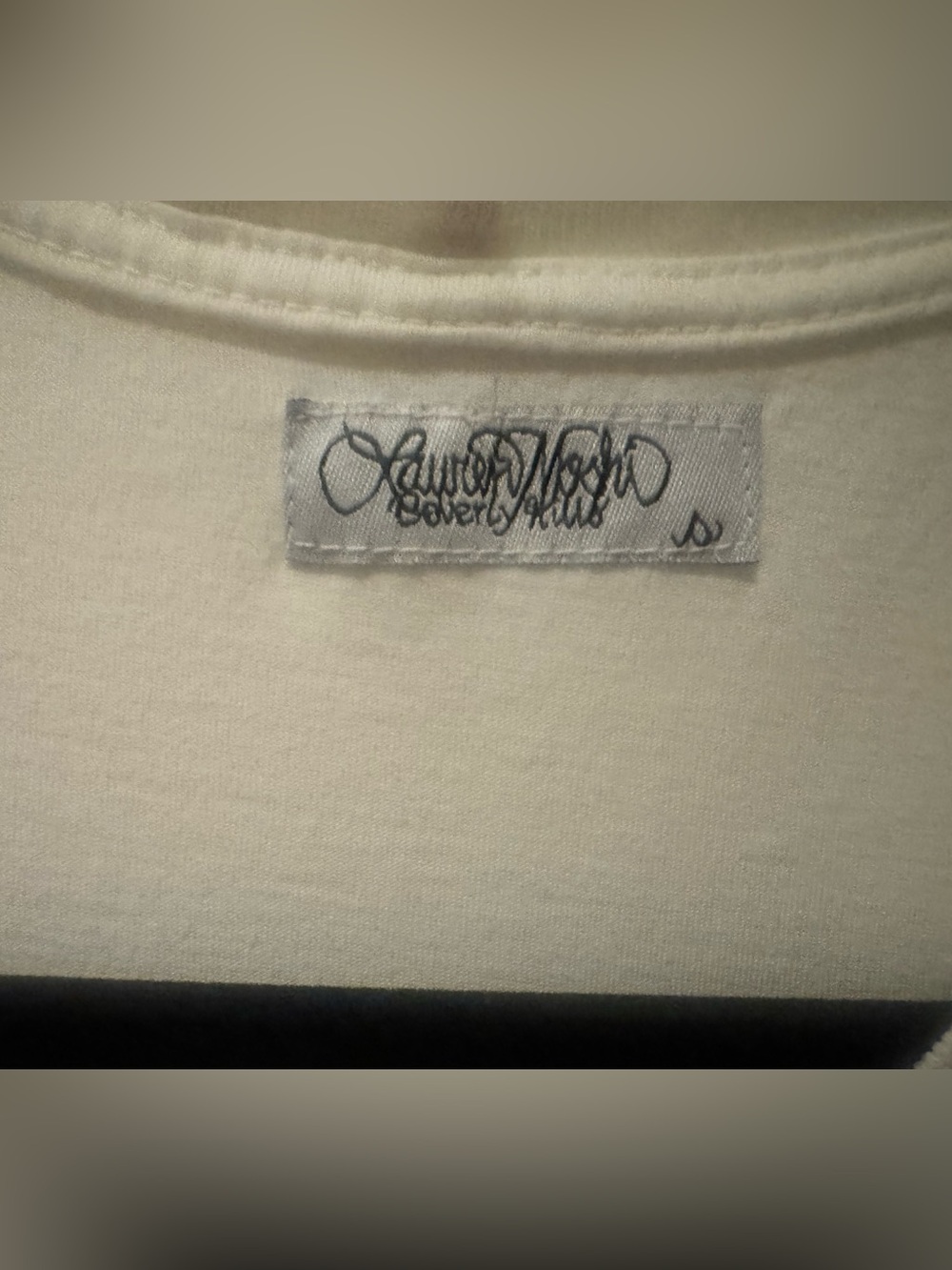 Lauren Moshi Kel ivory sleeveless top with intricate boho style cow skull print - Picture 5 of 8
